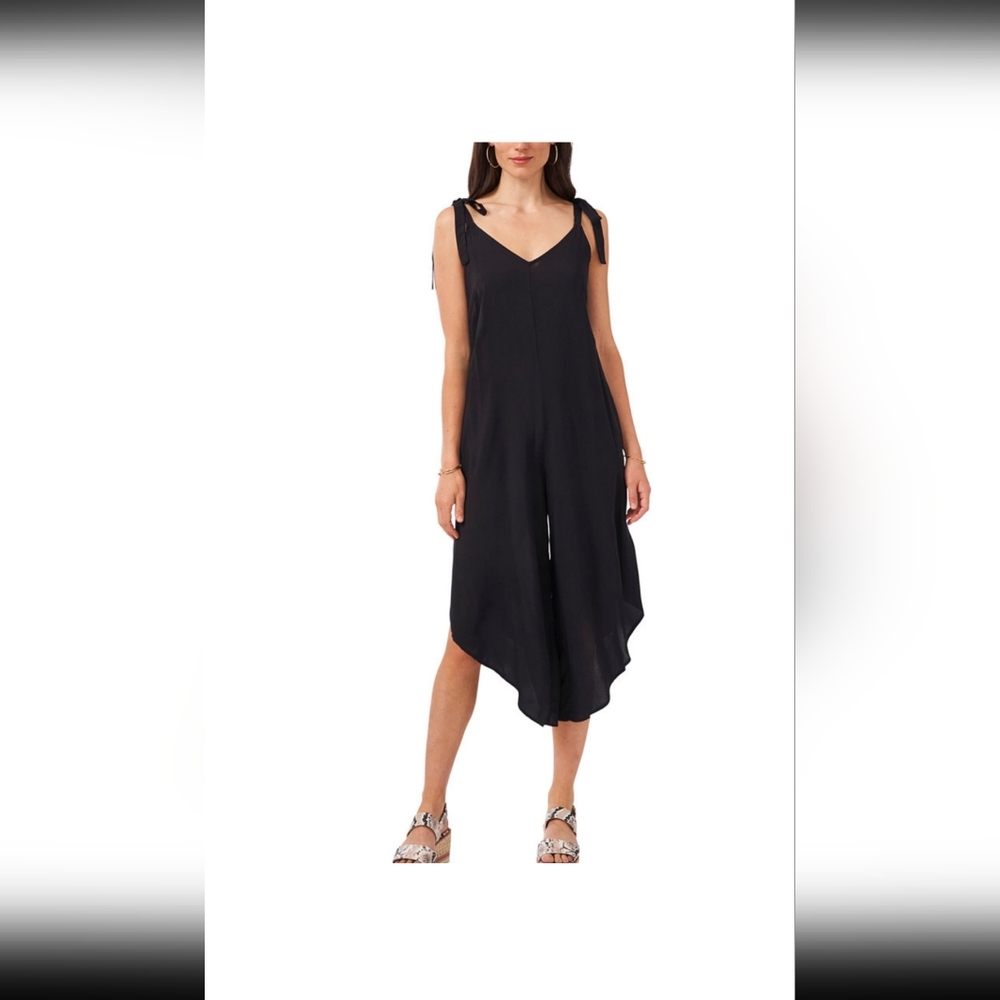 NWT! Vince Caputo Tie Shoulder Jumper (black)